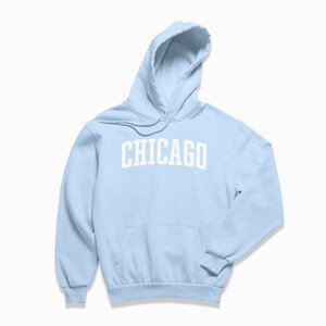 Chicago Hoodie: Chicago Illinois Kapuzenpullover / College Style Pullover / Vintage Inspirierter Pullover Bild 4