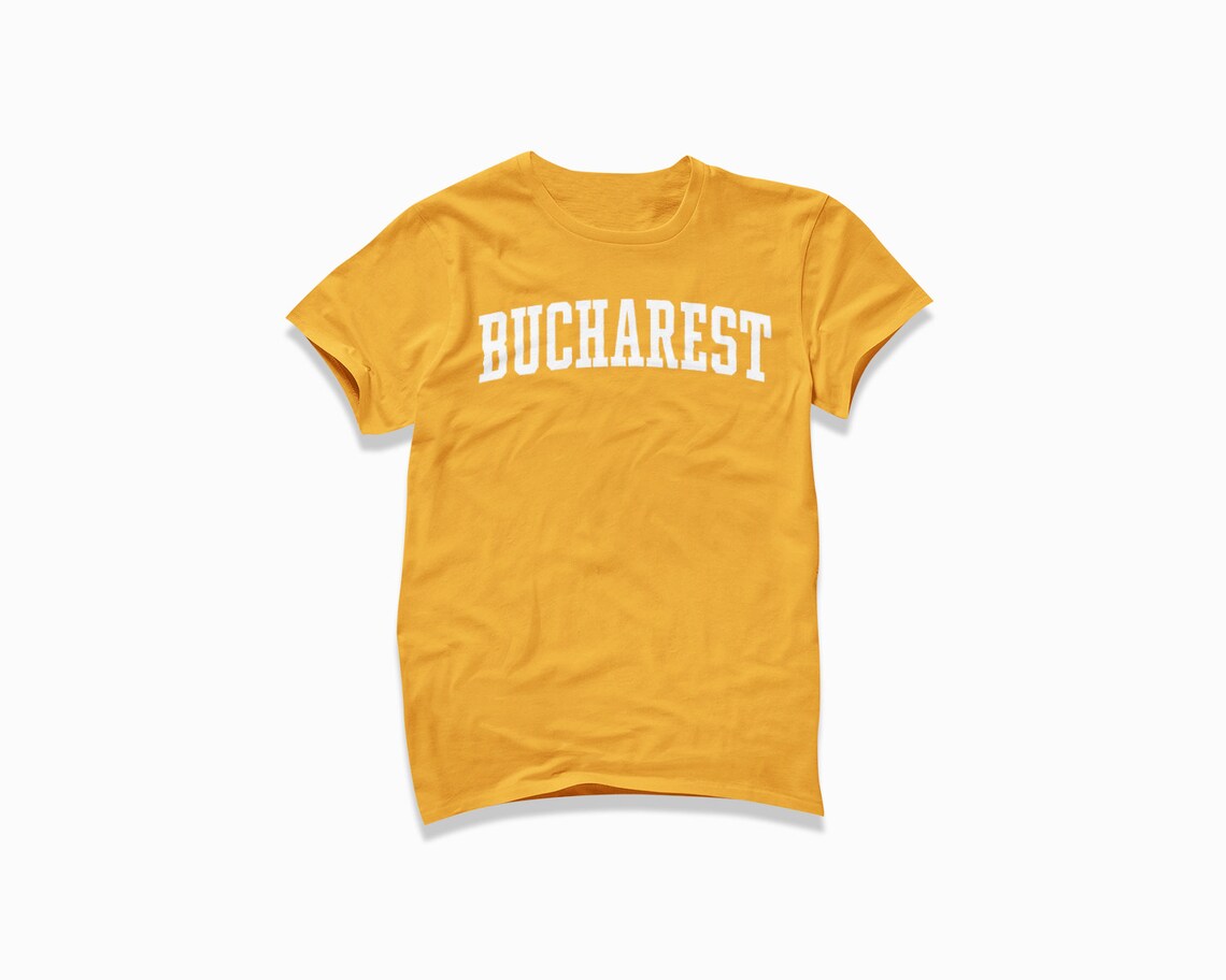 Bucharest Shirt: Bucharest Romania T-shirt / College Style T - Etsy UK
