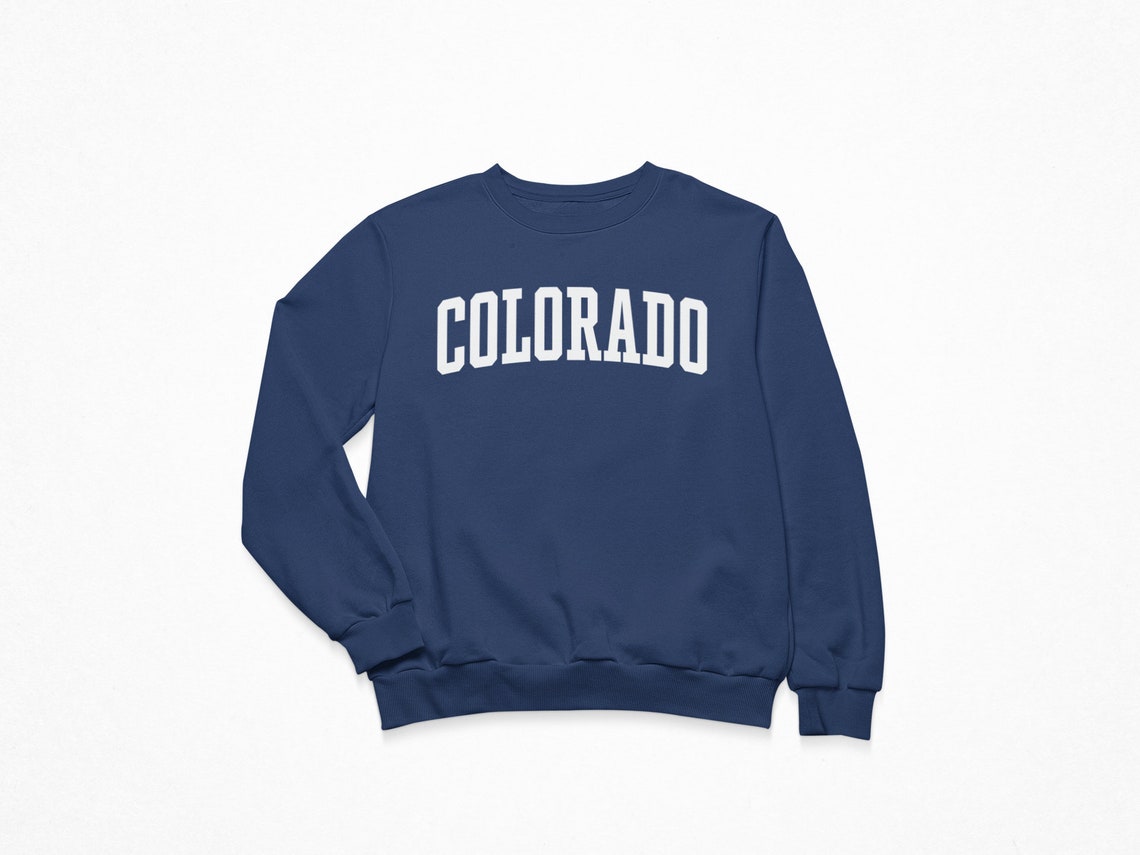 Colorado Sweatshirt / Colorado Crewneck / College Style Etsy