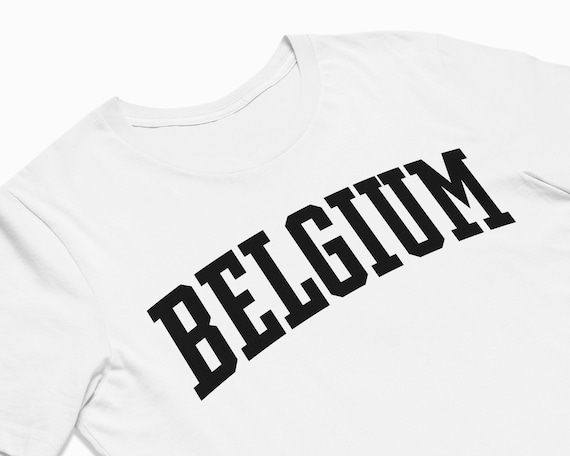 Belgium Shirt: Belgium T-shirt / College Style T Shirt / - Etsy