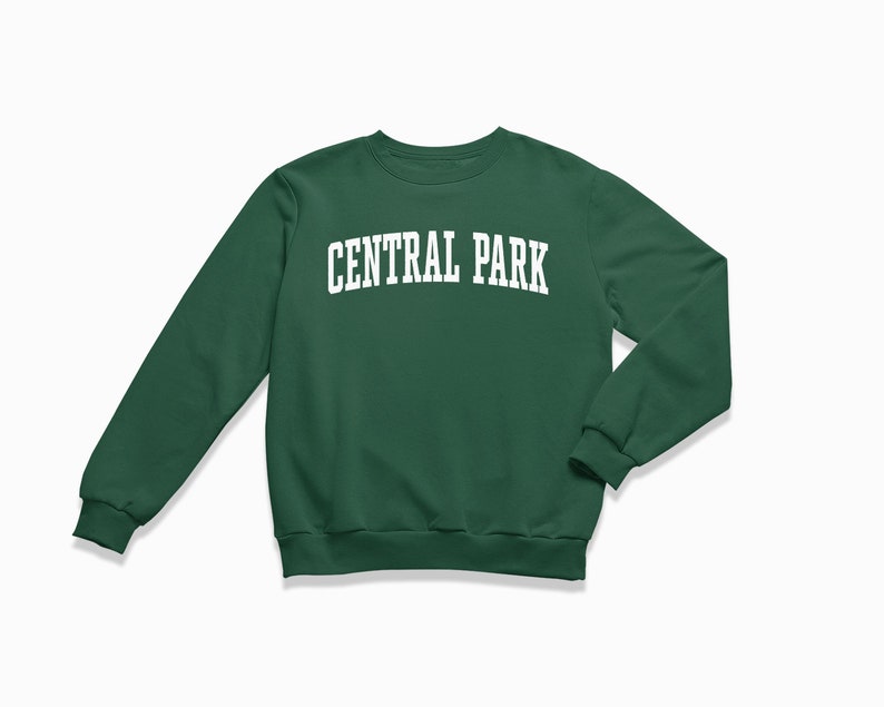 Central Park Sweatshirt: Central Park New York City Crewneck / College Style Sweatshirt / Vintage Inspired Sweater image 4