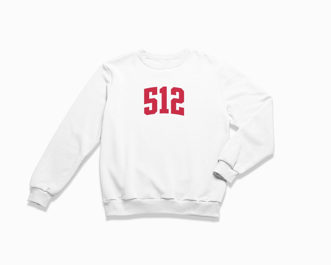 512 Austin Sweatshirt: Austin Texas Crewneck / College Style | Etsy