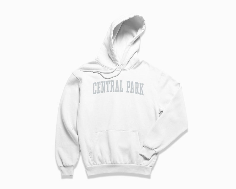 Central Park Hoodie: Central Park New York City Hooded Sweatshirt / College Style Pullover / Vintage Inspired Sweater image 3