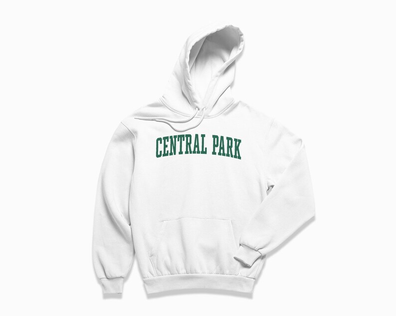 Central Park Hoodie: Central Park New York City Hooded Sweatshirt / College Style Pullover / Vintage Inspired Sweater image 4