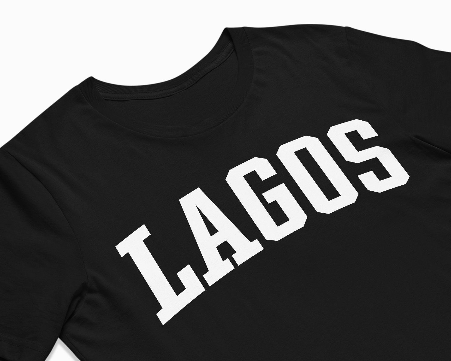 Lagos Shirt Lagos TShirt / College Style T Shirt / Vintage Etsy