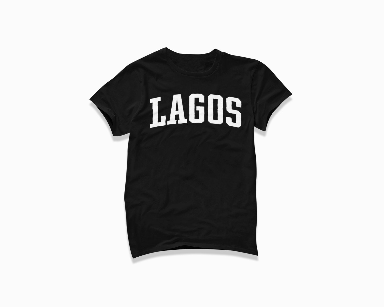 Lagos Shirt Lagos TShirt / College Style T Shirt / Vintage Etsy