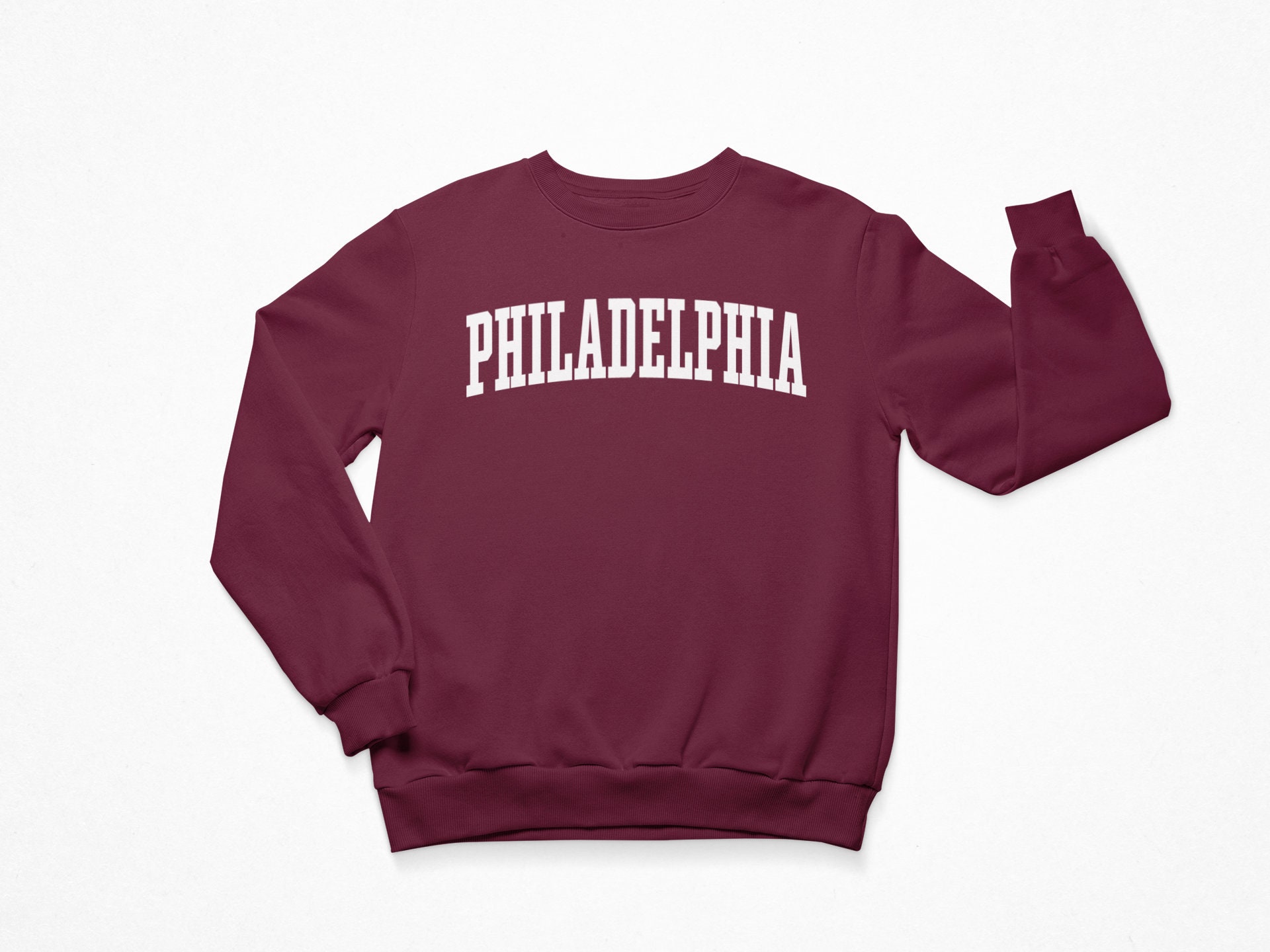 Philadelphia Sweatshirt / Philly Sweatshirt / College Style Etsy