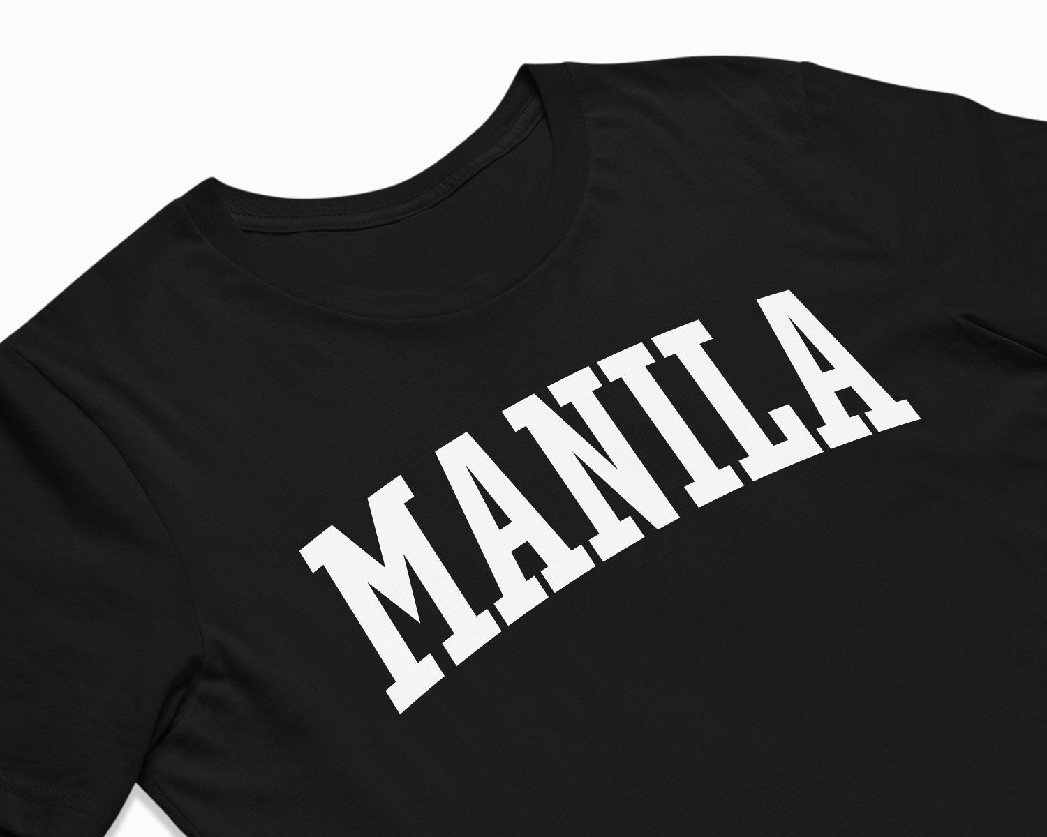 Manila Shirt Manila Philippines Tshirt / College Style T Etsy UK