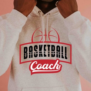 Basketball Coach Svg Png Eps Dxf Bundle for Personal & Commercial Use For Sublimation Sweatshirts, Game Day Apparel to Support School Sports