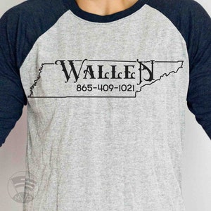 Wallen 865-409-1021 Svg Eps Dxf Png pour Cricut pour faire des sweat-shirts commerciaux de sublimation Tennessee, des chemises et des enseignes de musique country personnelles!