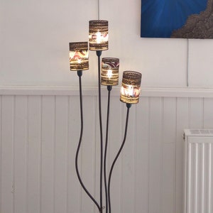 Lampadaire multiple abat jour en carton, Lampadaire design, Lampadaire sur pied, Lampadaire branche, Lampadaire design, Lampadaire salon