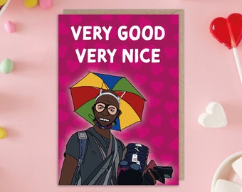 Tarjeta divertida de San Valentín / Hola Nuggets de Pollo TikTok