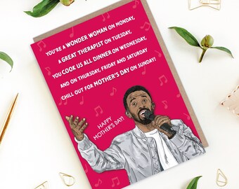 Tarjeta del Día de la Madre de Craig David / Letra de 7 Days