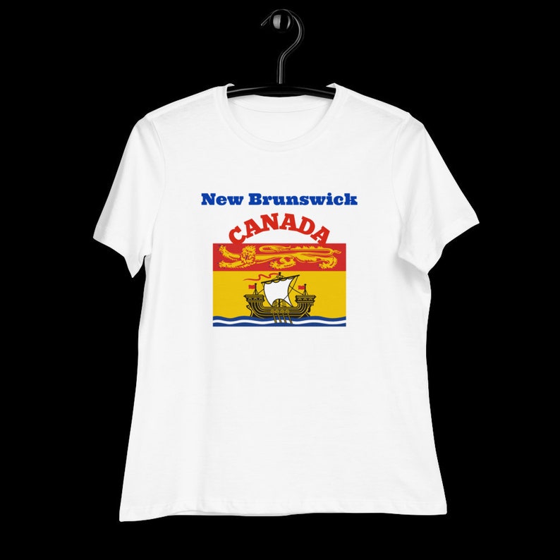 Women/'s Relaxed T-Shirt New Brunswick Canada
