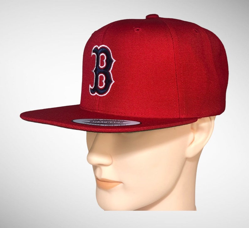 Boston Red Sox Hat Baseball Cap Classic Snapback Yupoong Etsy Ireland