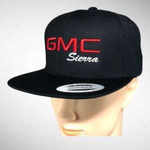 GMC hat Classic Snapback Yupoong Custom made snap back cap Embroidered Car brand GMC General Motors Co Black hat