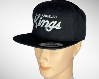 Los Angeles Kings Hat: Embroidered Yupoong Snapback Baseball Cap