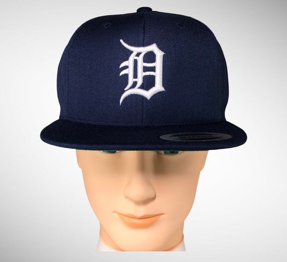 Detroit Tigers Hat Baseball Cap Classic Snapback Yupoong 