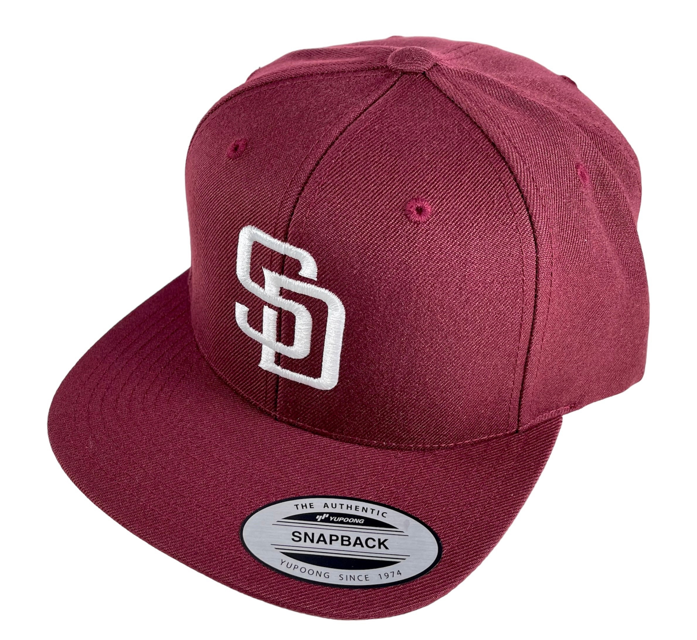 San Diego Padres Hat Custom Made Baseball Cap Classic Yupoong 