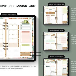 2024 2025 Digital Life Planner, GoodNotes Planner, Weekly Planner, Daily Planner, iPad Planner, Digital Journal, Google & Apple Calendar image 4