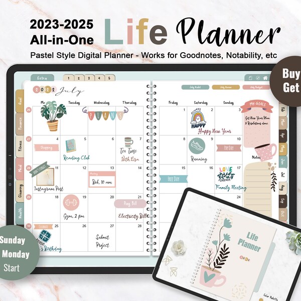 2024 2025 Weekly Planner Etsy