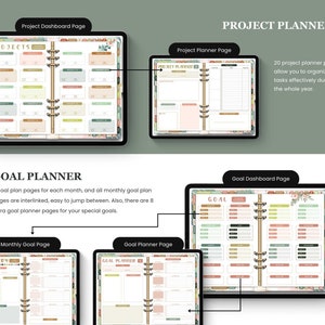 2024 2025 Digital Life Planner, GoodNotes Planner, Weekly Planner, Daily Planner, iPad Planner, Digital Journal, Google & Apple Calendar image 7