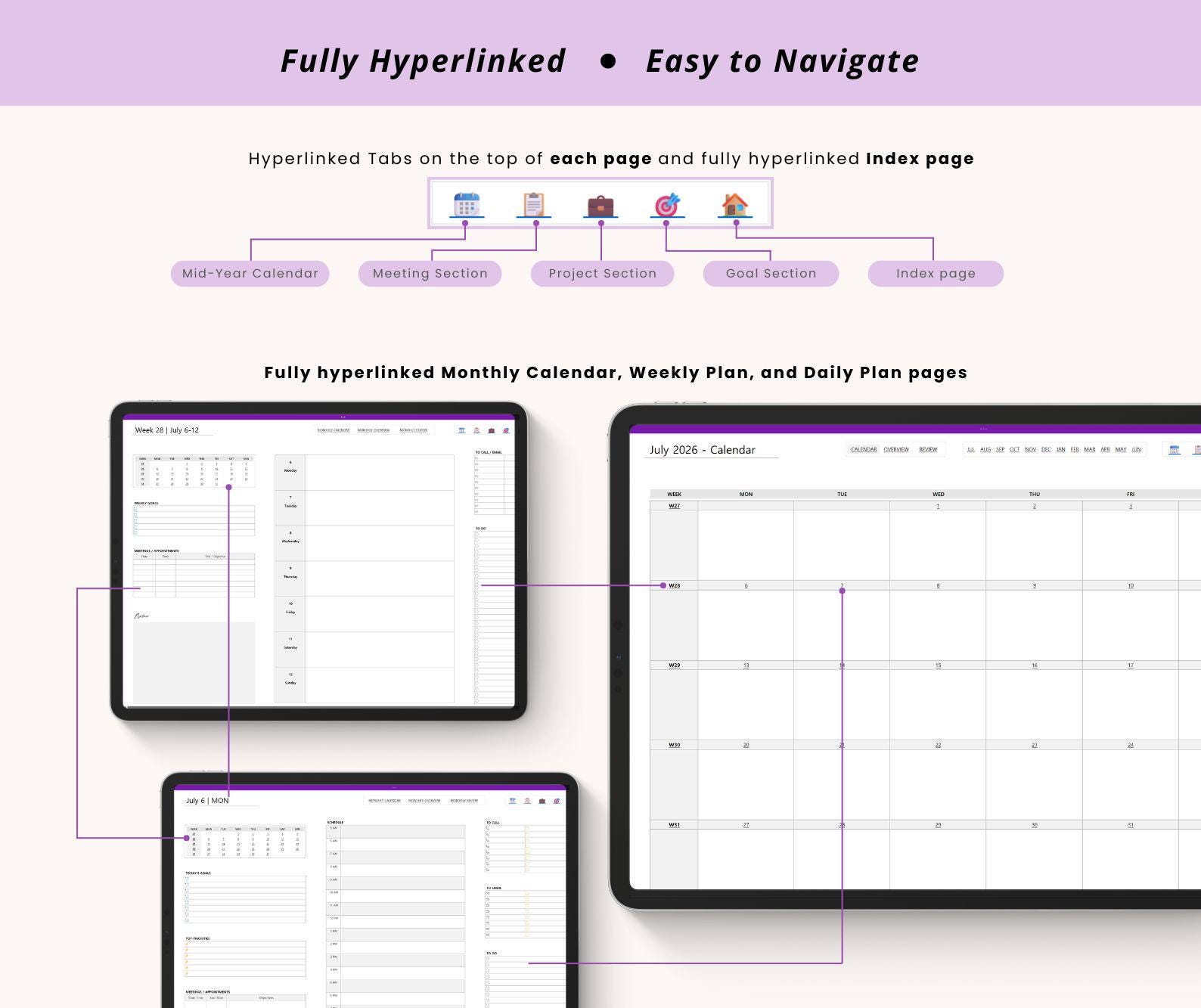 Onenote 2027 Tutorials 2026-2027 Mid Year Onenote Work Planner: Professional Templates for ...