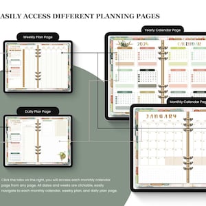 2024 2025 Digital Life Planner, GoodNotes Planner, Weekly Planner, Daily Planner, iPad Planner, Digital Journal, Google & Apple Calendar image 3