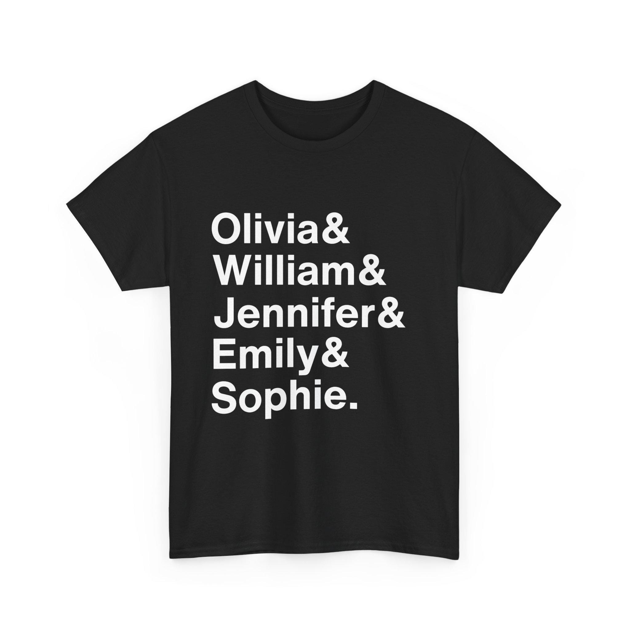 Sansa Robb Bran Arya Rickon Jon Ampersand Shirt Sansa Robb Bran Arya Rickon Jon Ampersand Shirt