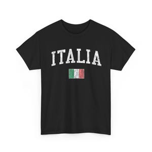 Camiseta con la bandera de Italia, camiseta italiana, camiseta italiana, regalo de Italia, camiseta con la bandera de Italia, bandera estadounidense, viaje a Italia, camiseta patriótica de Italia