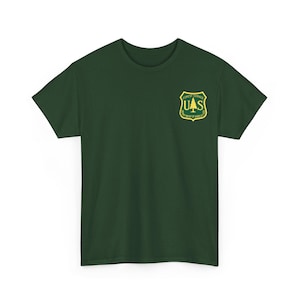 Camiseta del Servicio Forestal de los Estados Unidos, camiseta del Servicio Forestal de los Estados Unidos, camiseta del Servicio Forestal de los Estados Unidos, camiseta del Departamento de los Estados Unidos