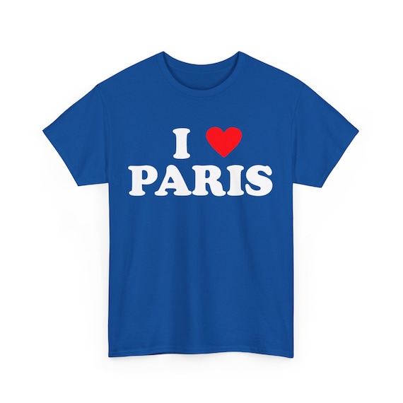 I Love Paris T-shirt ,I Heart France City Paris Shirt