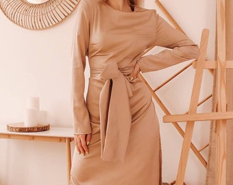 etsy silk dress