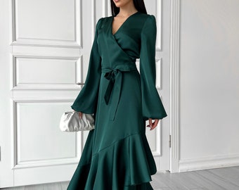 emerald green wrap midi dress Buy Yours Curve Green Emerald Lace Wrap Midi Dress from Next USA