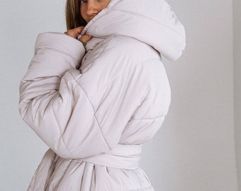 wrap down coat
