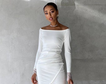white dress for christmas party