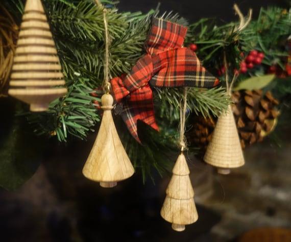 Christmas Tree Wooden Decorations