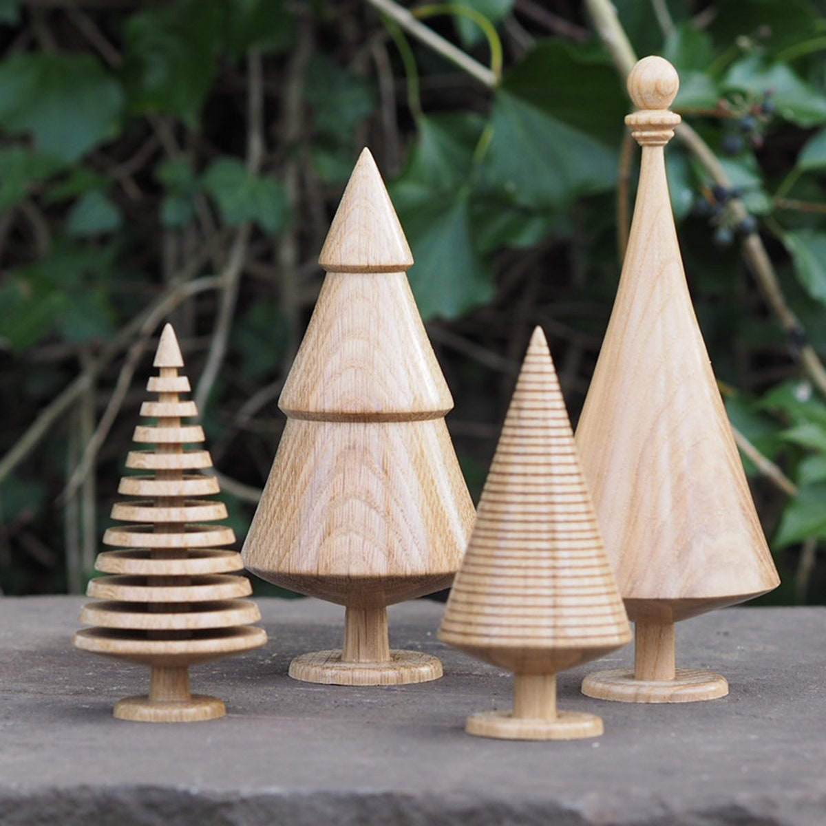 Handmade Wooden Christmas Trees | Scandi Style Christmas Decor | Handmade Wooden Christmas Ornament Table Decoration | Xmas Gift - Etsy