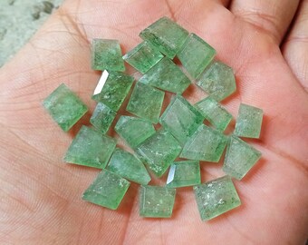 Green Strawberry Quartz: 60 Carat Untreated Gemstone 23 pcs Lot