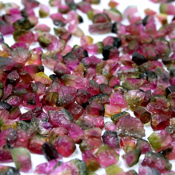 Natural Dark Green Tourmaline Faceted 7mm Rounded Teardrop Briolette Beads 