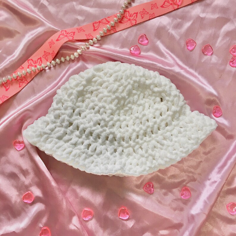Crochet Fluffy Bucket Hat