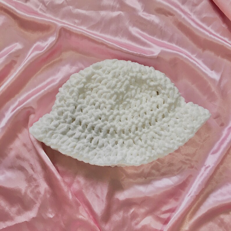Crochet Fluffy Bucket Hat
