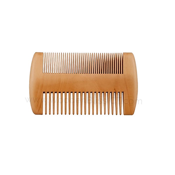 Beard Comb Sandalwood, Glowforge Blank, Laser Engraver Blank, Laser Supplies, Facial Grooming, Pack of 5