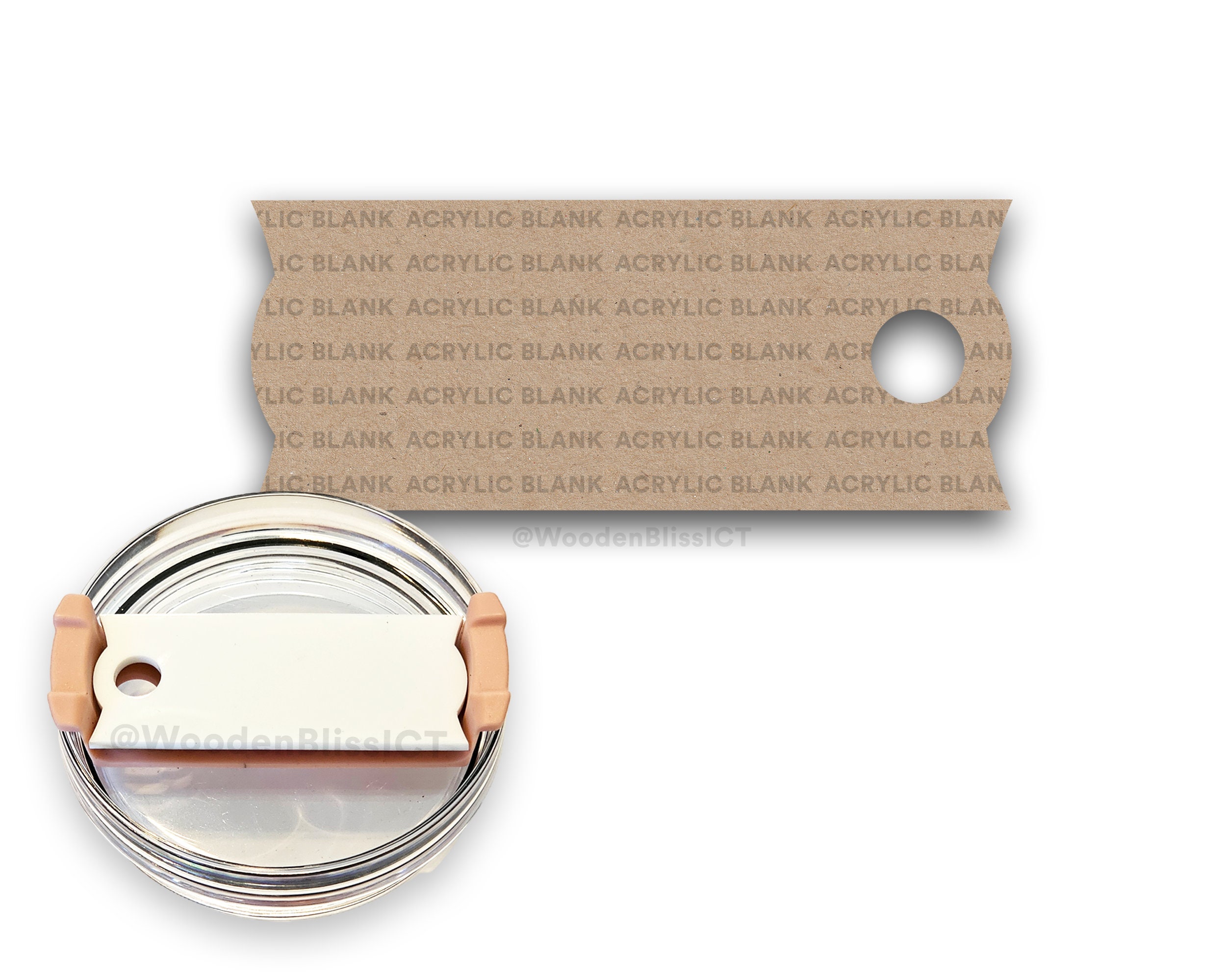 50Pcs - 1.5 Circle Clear Acrylic Blanks Shapes with Holes, Acrylic  Keychain Blanks, sublimination Jewelry Blanks - Acrylic