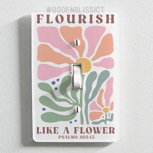 Light Switch Cover Plate, Bathroom Bedroom Decor, House warming, Home Decor, Inspirational, Children Room Decor, Minimalist Decor, Uplifting