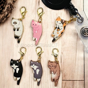 Badge Reel Charms Cat 