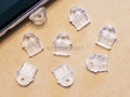 Blank Transparent Dust Plugs, Fits USB-C / Type C, Kindle Blank Dust Plug Charm, Charger Port Protector, Kindle Charm