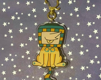 Sphinx Tenna Swinging Tail Keychain - Deltarune