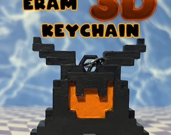 ERAM Mare Shadow Mantle Holder 3D Keychain Figure - Deltarune Chapter 3
