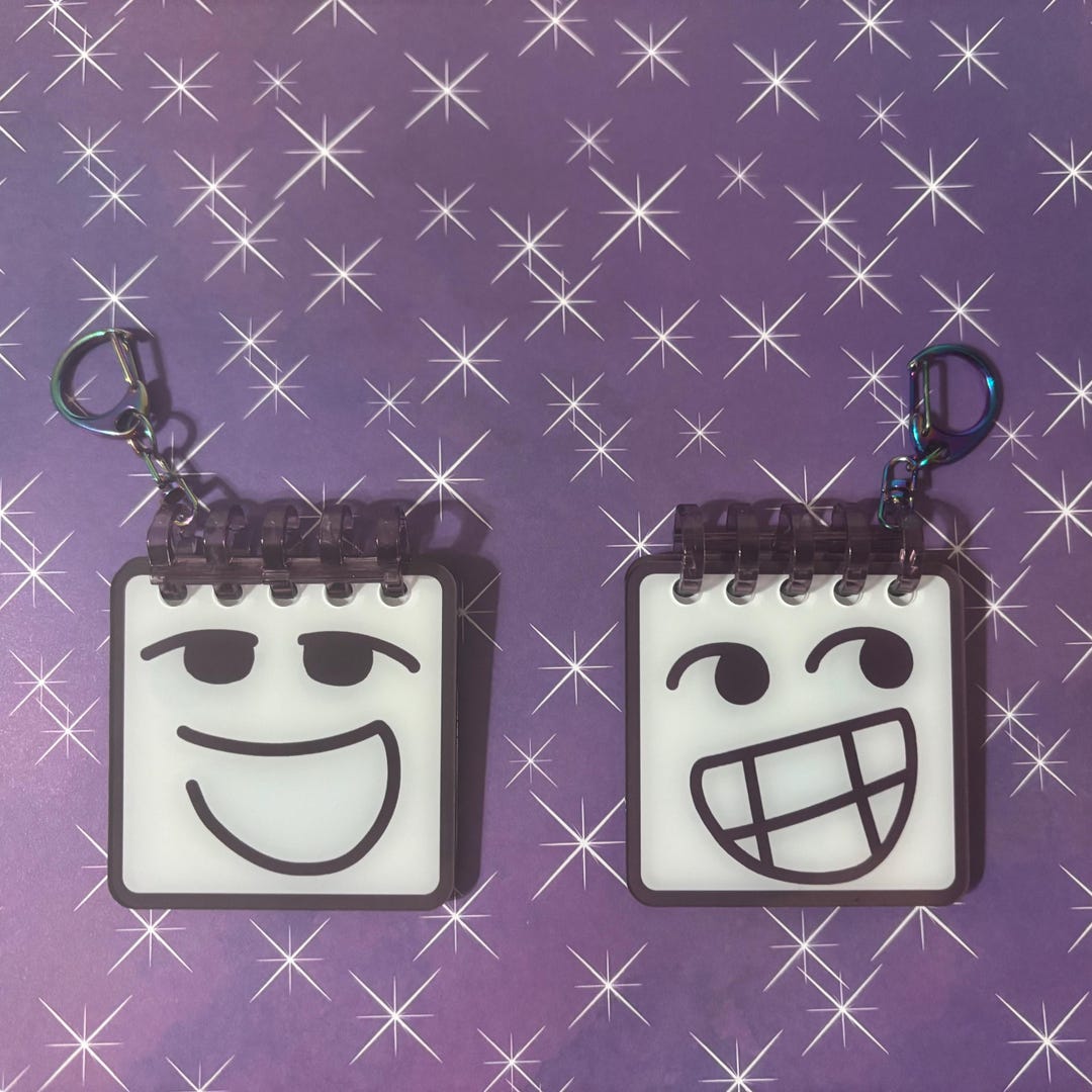 Sketchpad “3D” Keychain - the Nightly Manor - Etsy